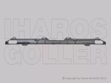 Opel Vivaro 2000.09.01-2006.08.31 Hátsó lökhárító belső merevítő (1F18)