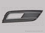   Audi A4 2012.02.02-2015.06.01 Rács első lökhárítóba jobb, krómcsíkos, ködlámpás (1L89)