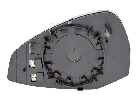 Audi A4 (8W) 2015.09.01-2019.05.30 Tükörlap cserélhető jobb, fűthető, domború, króm (19E6)