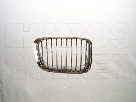 BMW 3 (E46) 1998.04.01-2001.08.31 Hűtődíszrács jobb króm, króm-fekete (4a.) (06PU)