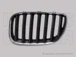   BMW X5 (E53) 2000.05.01-2006.12.31 Hűtődíszrács bal króm-fekete (04-) (15FA)