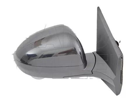 Chevrolet Aveo H/S T300 2011.10.01 Visszapillantó tükör jobb, bowd .állítható, domború, fekete (11J6)