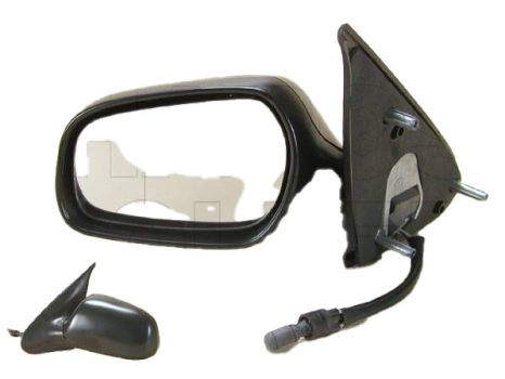 Citroen Xsara 1997.11.01-2000.10.31 Visszapillantó tükör bal, bowdenes állítható, aszférikus (0E3X)