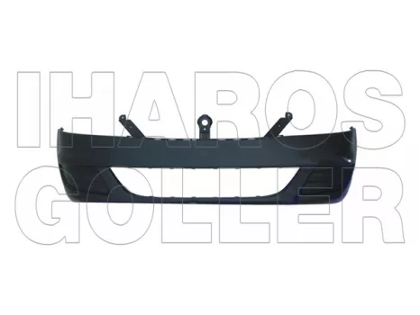 Dacia Logan 2008.07.01-2012.09.30 Első lökhárító fekete, nem ködlámpás  (1F2K)