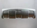   Dacia Duster 2010.02.01-2013.05.31 Első lökhárító alsó spoiler, ezüstre fényezett (0ZXH)