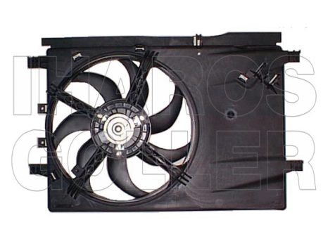 Fiat Grande Punto 2005.10.01-2009.11.30 Hűtőventill. kpl (1.2, 1.4, 1.0, 1.2, D=390, -A/C) (0T61)