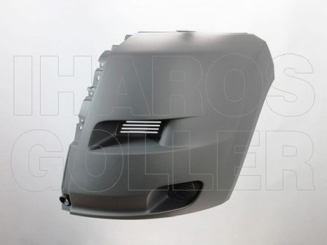 Citroen Jumper 2006.07.01-2013.12.31 Első lökh. sarok bal, ködlámpás is sötétszürke (0XJJ)