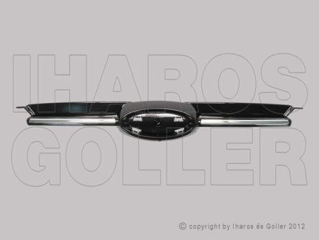 Ford Focus 2011.03.01-2014.09.31 Hűtődíszrács fekete-króm (06MI)