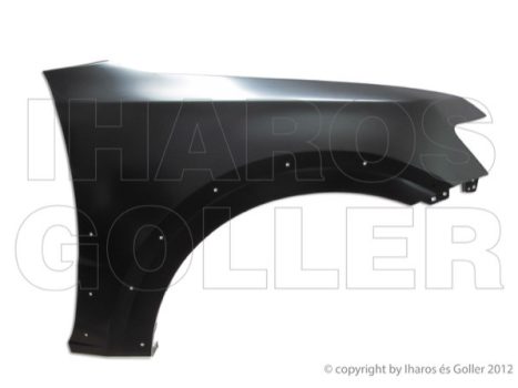 Mitsubishi Pajero (V80,90) 2007.02.01 Első sárvédő jobb, díszléc lyukakkal (0Y8I)