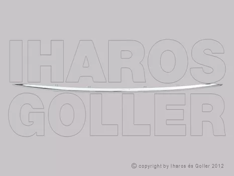 Nissan X-TRAIL (T32) 2014.06.01-2017.08.01 Első lökhárító díszléc alsó, króm (1E81)