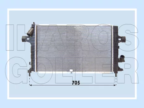 Opel Astra H 2003.09.01-2014.08.31 Vízhűtő (0PLZ)