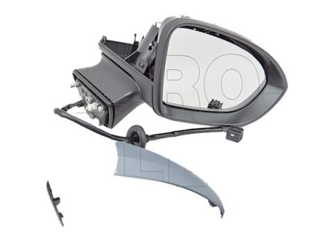 Opel Astra K/1 2015.06.01-2019.07.02 Visszapillantó tükör jobb, elektromos  állítható,fűthető,domború,fényezendő (1CF0)