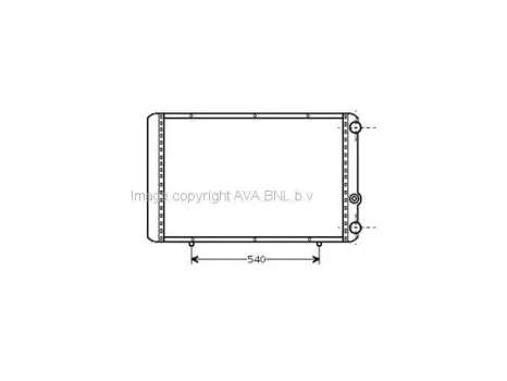 Renault Trafic 1980.07.01-1988.11.30 Vízhűtő (0MZR)