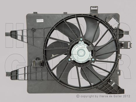 Renault Kangoo 2008.02.01-2013.06.30 Hűtőventilátor kpl.,klimás (1.2,1.6,1.5DCi) (162A)