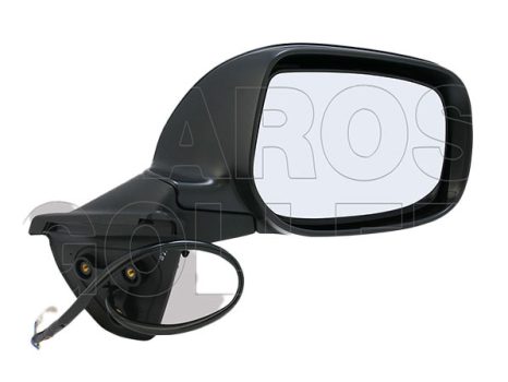 Toyota Auris 2010.03.01-2012.08.31 Visszapillantó tükör jobb, elektromos  á., fűthető, fényezendő, villogós, behajtható., hőmérős  (08HW)