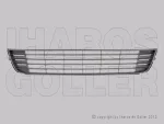   VW Touran 2010.08.01-2015.04.30 Rács első lökhárítóba közép, fekete (13MV)