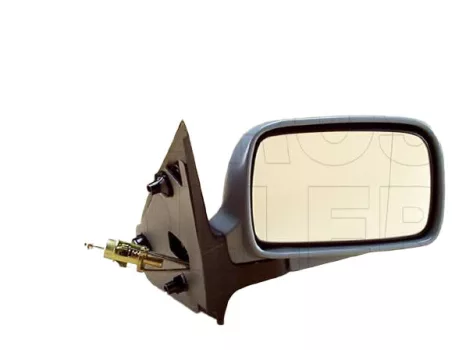 VW Polo Classic 1995.07.01-2001.09.30 Visszapillantó tükör jobb, domború, bowdenes állítás, fényezendő (-99.10) (0IL7)