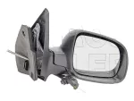   VW Bora 1998.11.01-2005.12.31 Visszapillantó tükör jobb domború, bowdenes állítás, fekete (kis házas) (140W)