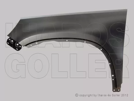 VW Tiguan 2007.11-2011.06.30 Első sárvédő bal (19KE) VW Tiguan 2007.11-2011.06.30 Első sárvédő bal (19KE)