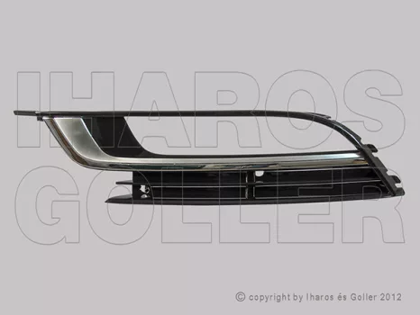 VW Passat CC 2012.02.01-2017.06.01 Rács az első lökhárítóba bal, króm kerettel (15H7) VW Passat CC 2012.02.01-2017.06.01 Rács az első lökhárítóba bal, króm kerettel (15H7)