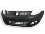   VW Caddy III 2010.01.01-2015.05.30 Első lökh. fekete vonószemborítás nélk. (Kombi) (1XAL)