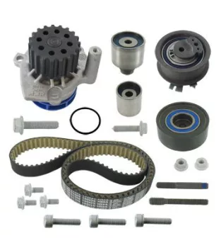 SKF vezérműszíj készlet vízpumpával VW Polo 6R_ [2009-2014] Ferdehátú 1.6 TDI 1598ccm 105LE 77KW (Diesel)