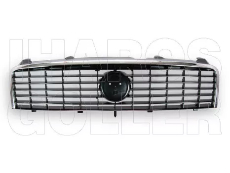 Fiat Linea 2007.08.01-2012.03.31 Hűtődíszrács fekete (króm kerettel) (0ZH1)