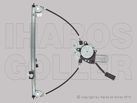 Alfa-Romeo 147 2000.10.01-2004.10.31 Ablakemelő (motoros) jobb első (3/5 ajt.) 2 pólusú (0N58)