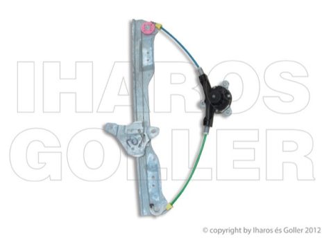 Opel Corsa D 2006.09.01-2011.02.28 Ablakemelő (manuális) jobb első, 5 ajtós (0U6Z)