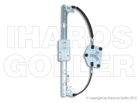 VW Golf V 2003.10.01-2008.09.30 Ablakemelő motor nélkül, jobb hátsó (5 ajtós) (0YC0)