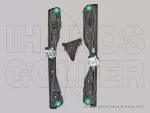   VW Tiguan 2007.11-2011.06.30 Ablakemelő motor nélkül, bal első (0XUW)